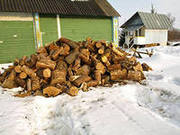 Распилк древесины на чурки по 30 40 см.